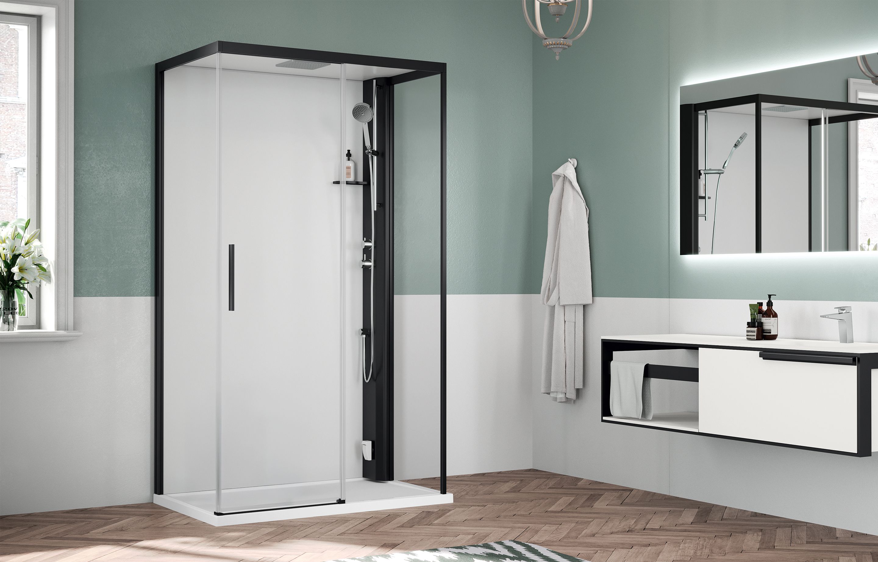 Shower cubicles - Glax 1 2P+2F