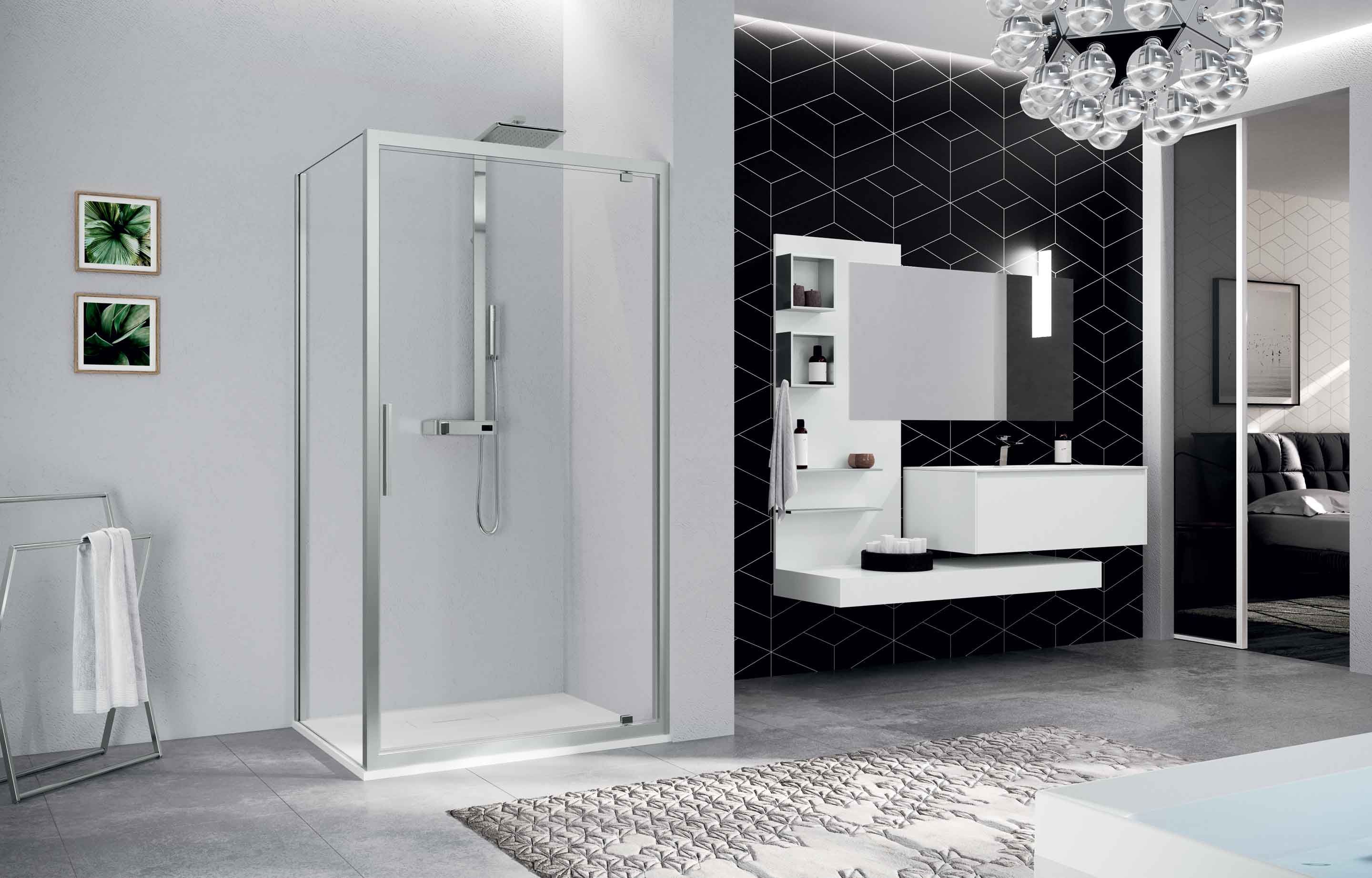 Shower enclosures - Kuadra 2.0 G+F