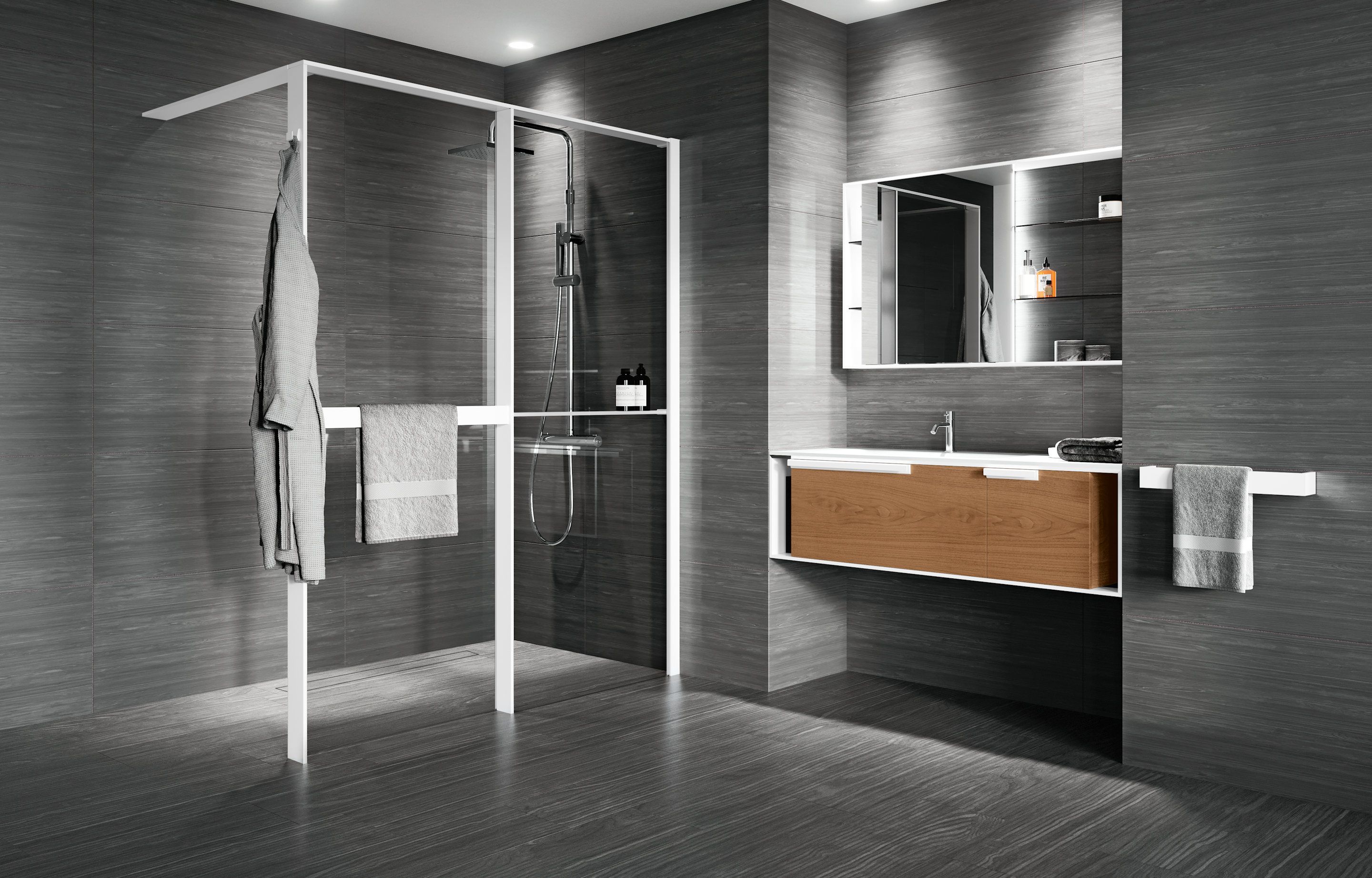 Shower spaces - Kuadra HWZ2 Frame